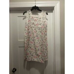 NWOT Vintage Women's Floral Nightgown Size Small Coquette Feminine Fairy Whimsy